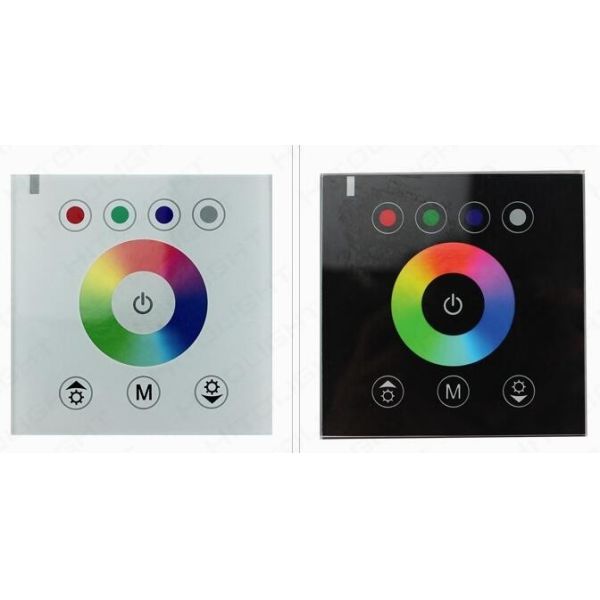 China 12V/24V RGB/RGBW touch panel controller on sale China 12V/24V RGB/RGBW touch panel controller on sale