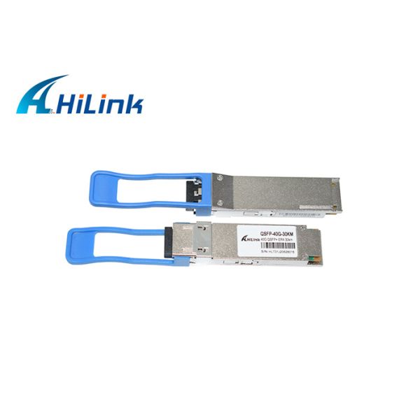 1310nm 30km Hilink 40G ER4 QSFP Optical Transceiver