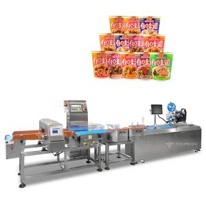 China 304 Stainless Steel Check Weigher Machine Combination Bread Metal Detector Weight Scale Machine wholesale