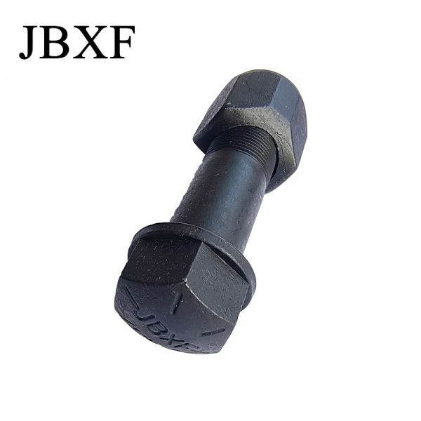 800-1000MPa Grey Black Excavator Segment Bolt With Plain Surface