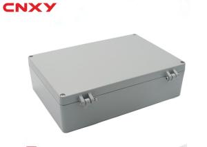 China Dustproof metal IP66 customized pcb enclosure aluminum junction box switch box grey 340*235*95 mm wholesale
