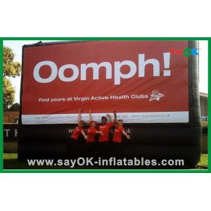 Backyard Movie Screens Logo Printing Inflatable Movie Screen / Custom Inflatable