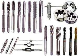 China HSS , Alloy Tool Steel straight , spiral point and Sprial flute taps and Round , Hex Dies with Tap wrench and Dies Stock wholesale