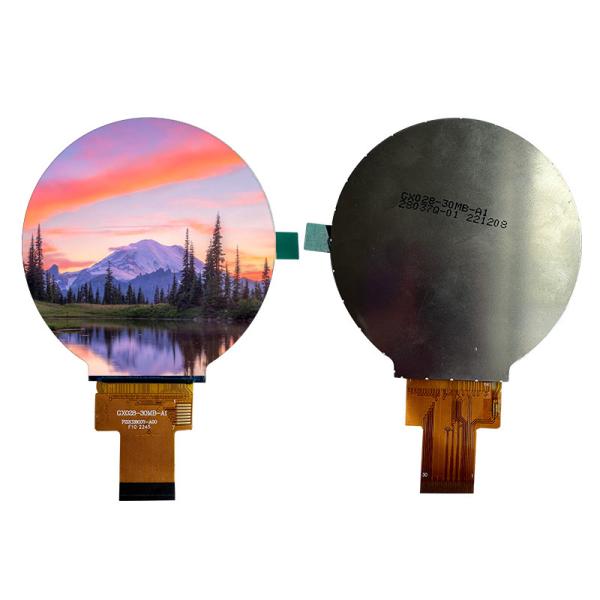 2.8Inch Round Circular IPS LCD Display MIPI Interface 30pins ST7701SN-G5-1