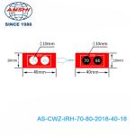 Non Reversible 1 Point 70 ℃ 158℉ 1 Temperature Level High Temperature Sensitive
