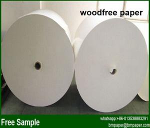 China White Wood Pulp Woodfree Uncoated Paper 80G on sale