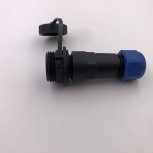 Female Circular Waterproof Connector M16 6 Mounting With Cables