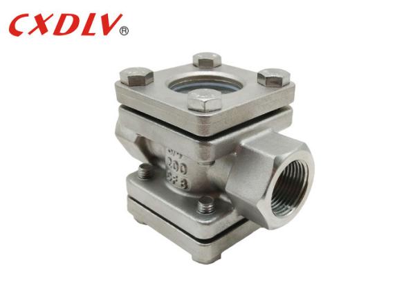 Quality Plain Threaded 3/4" Flow Indicator PN16 Flanged Sight Glass for sale