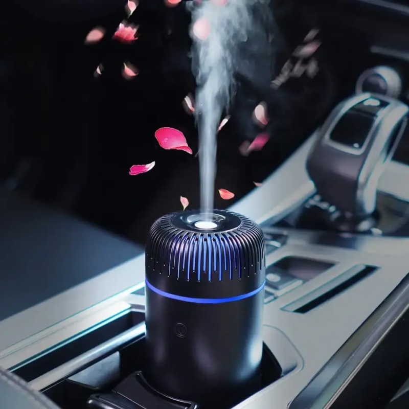 100ml Portable Modern Led Colorful 5V Usb Mini Car Aroma Essential Oil Diffuser Mist Air Humidifier Purifier Air Freshener
