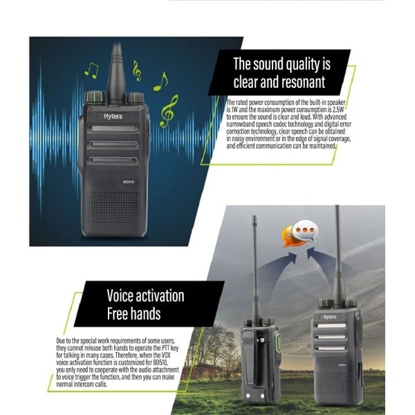 Caltta KIRISUN Digital Two Way Radio DH612 Handheld Small Professional Walkie Talkies