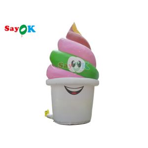 China Customized 5m Inflatable Ice Cream Model For Festival Outdoor Advertising wholesale