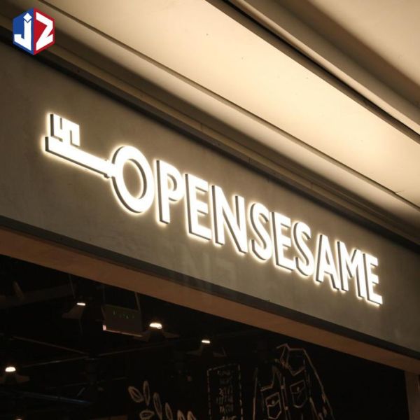 220V LED Acrylic Signage Storefront Decorative Acrylic Company Sign Board