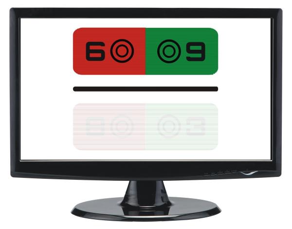 Quality Suproe LED Visual Tester 23.6 Inch Panel 3m To 6m Work Distance Optical Instruments for sale