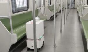 China Metro Disinfectant Spray Robot Dry Mist Mobile Intelligent Sterilisation Robot wholesale