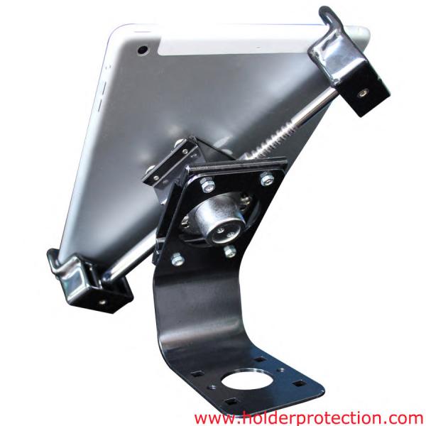 Quality COMER desk mounting lock bracket for universal tablet cradle with high security lock for pad display for sale
