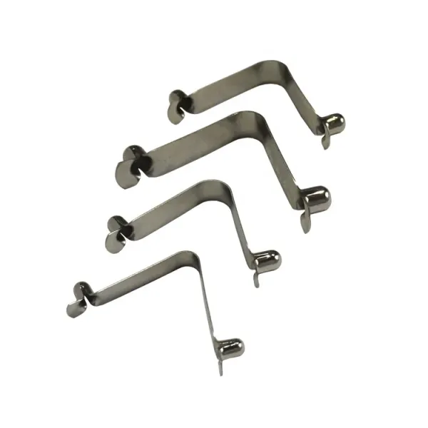 China V Shape Button Spring Clips With Rust Resistant wholesale