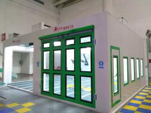 China Teaching Spary Booth Big Glass Paint Booth For School Training Spray Equipment wholesale