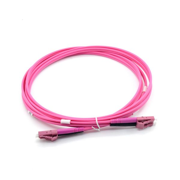 LC Upc To LC Upc Multimode OM4 3.0mm Fiber Optic Patch Cords