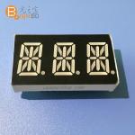 Triple Digit 14 Segment LED Display Common Cathode Red For Instrument Panel