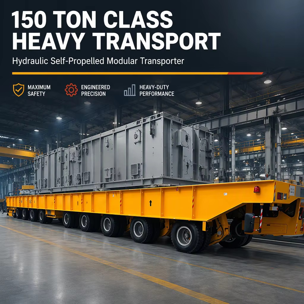 Synchronous lifting multi modular Self-propelled Modular Transporter for bridge segment relocation