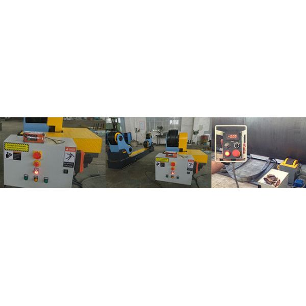 Automatic Wireless Hand Control Welding Pipe Rotators 40 T Large Heavy Duty Roller Stand