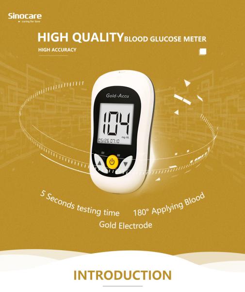 Quality No Coding Blood Glucose Monitoring System High Accuracy Wild Hematocrit Range for sale