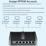 6 Gigabit Ethernet RJ45 J1900 Firewall Router Ubuntu Desktop Router With WiFi