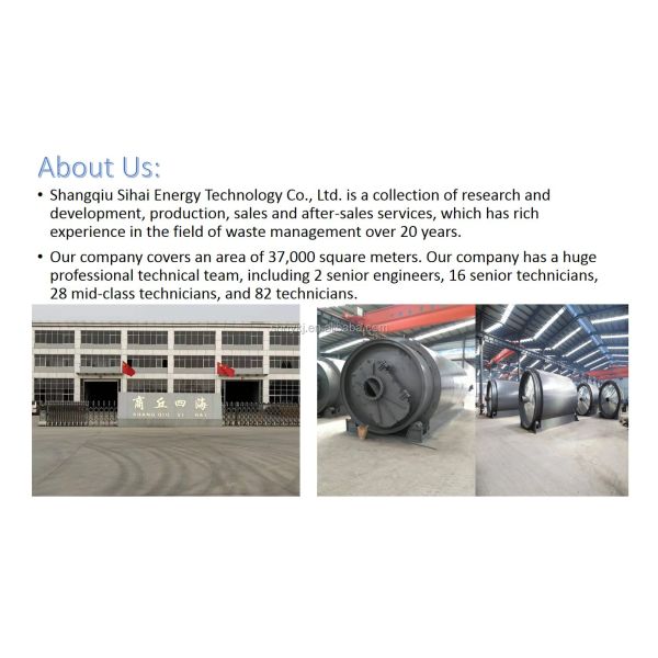 Pyrolysis Machines for Converting Small Waste Plastic to Diesel Fuel Oil 380V Voltage