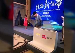 China Customized Size Transparent OLED Display Advertising Solution Easy To Install on sale