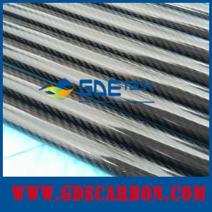 China Glossy pultrusion carbon fiber tube wholesale