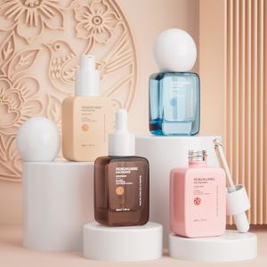 Luxury Wholesale Foundation Bottles 30ML Round Ball Cap Thick Bottom Empty