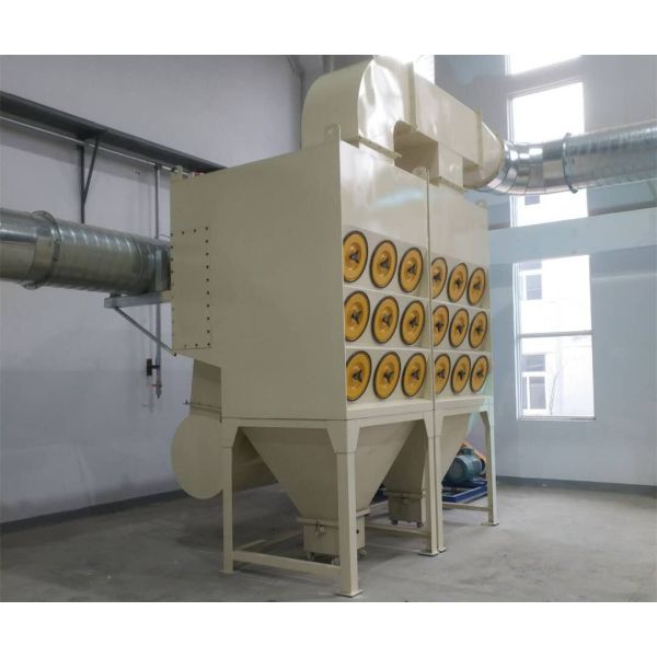 Sand Blast Room Dust Collector Machine , Cartridge Filter Industrial Dust Collection Systems Low Noise