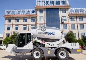 5.5m3 Self Loading Mixer HK5.5 Rear Wheels Steering with 115kw engine