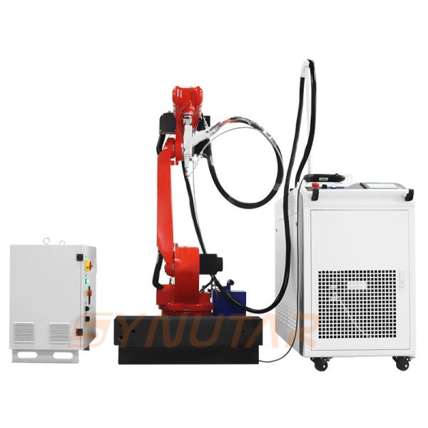 Six Axis Industrial Robot Laser Welding Machine Programmable Remote Control