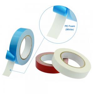 China Double Sided PE Foam Adhesive Tape Waterproof White Polyethylene (PE) Sponge Tape wholesale