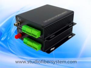 China 1CH BIDI balanced audio fiber transmitters and receivers with Phoenix connectors for remote broadcast/studio system wholesale
