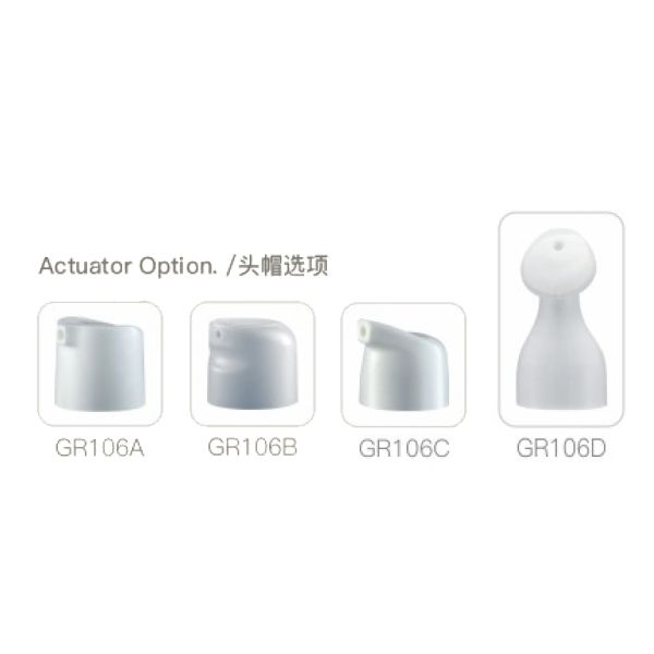 Makeup Plastic Airless Pump Bottles Round 5ML/8ML/10ML/15ML Empty Cosmetic Bottles GR106A/B/C/D