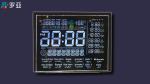 RYD2015TR01-B Custom LCD Panel Digital Display Panel Low Power Consumption