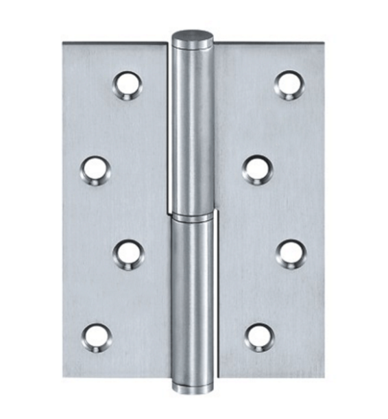 270° Take Down Square Door Hinges Stainless Steel With Round Corner