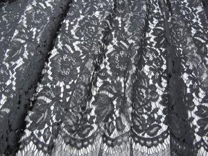 China Cotton Nylon Rayon Corded Lace Fabric wholesale