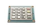 PCI EPP Stainless Steel Keyboard , Encrypting PIN Pad For Password Input On ATM