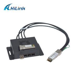 China 4*10G QSFP+ Optical Transceiver Module With 30cm 50cm Pigtail wholesale