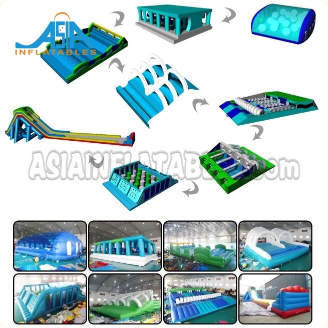 China Custom Adult Inflatable Obstacle Challenges / Inflatable 5k Obstacle Run wholesale