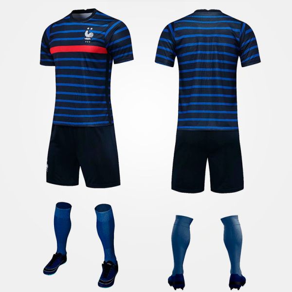 Suppliers Polyester Material Uniforms Cheap Soccer Uniform Se Chinese Soccer Wear Sets 1 Set Sportswear for Boys Adults