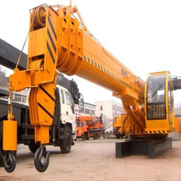 Rotation 360 Degree Marine Hydraulic Crane Telescopic Boom With Safety System