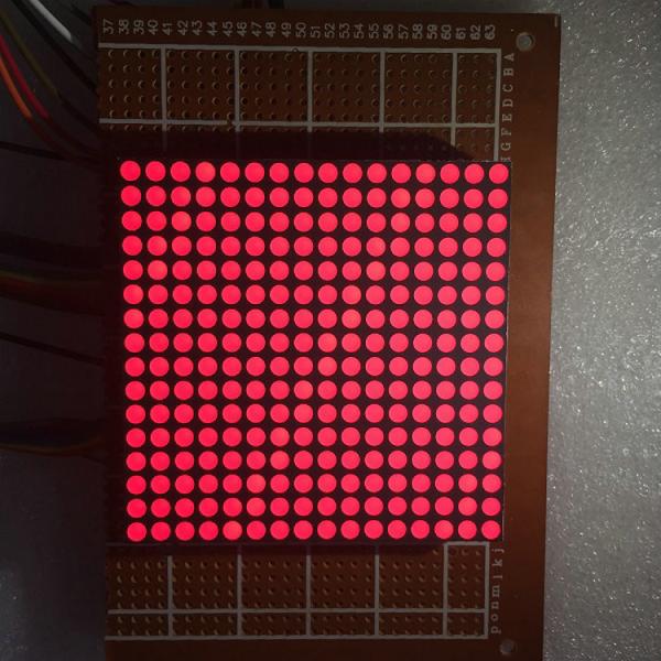 Face Color Yellow Segments Black Face Dot Matrix LED Display Module with Input
