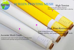 Low Elasticity Polyester Printing Fabric Rolls Range 0.1m-3.7m Free Samples Accepted For PCB