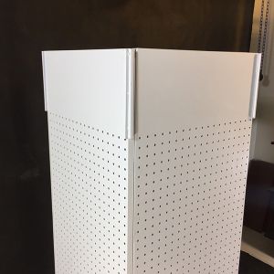 H1440mm W540mm Pegboard Display Rack , Countertop Pegboard Spinner Rack Four