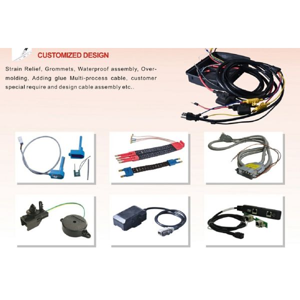 HVAC Air Conditioner Wiring Harness Molded Compressor Plug Harness Manufacturers 