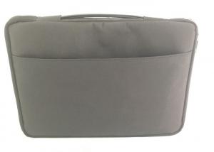 China 13in Stylish Laptop Sleeves Black Polyester Oxford 7MM Sponge Foam Laptop Sleeve Bags wholesale
